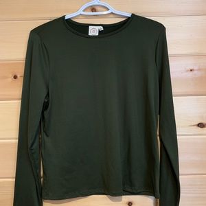Cotton-Silk Long Sleeve Shirt